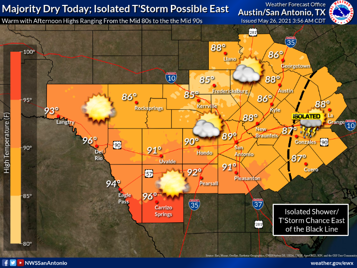 Humid and mild overnight; slight chance of showers and storms ...