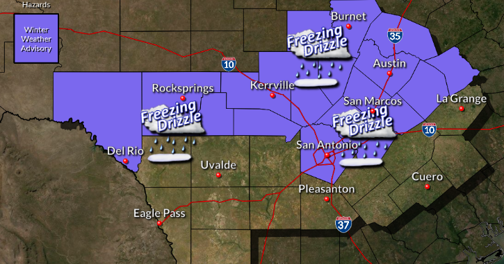 Icy start to Friday and it remains cold through the first part of next ...
