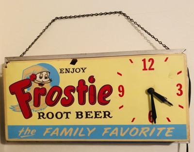 Frostie Root Beer clock