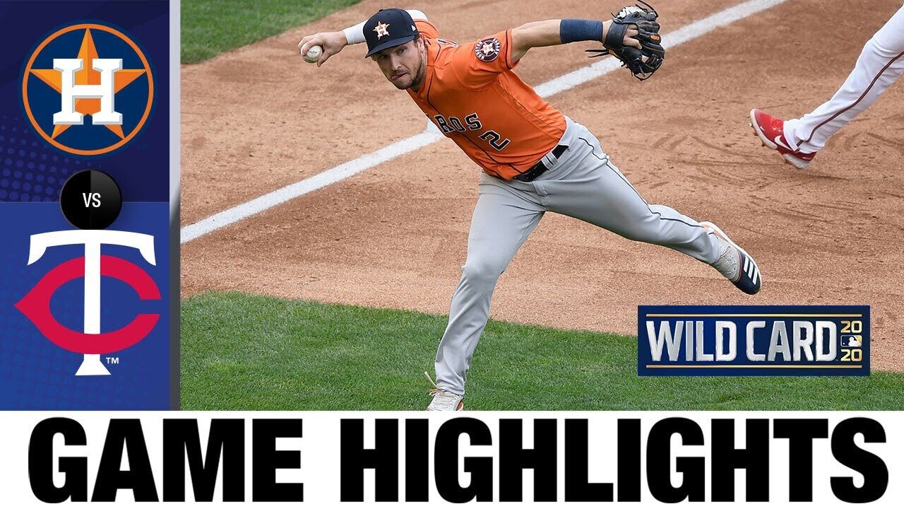 Astros Score Three Runs In The 9th To Take Game 1 | Astros Vs. Twins ...