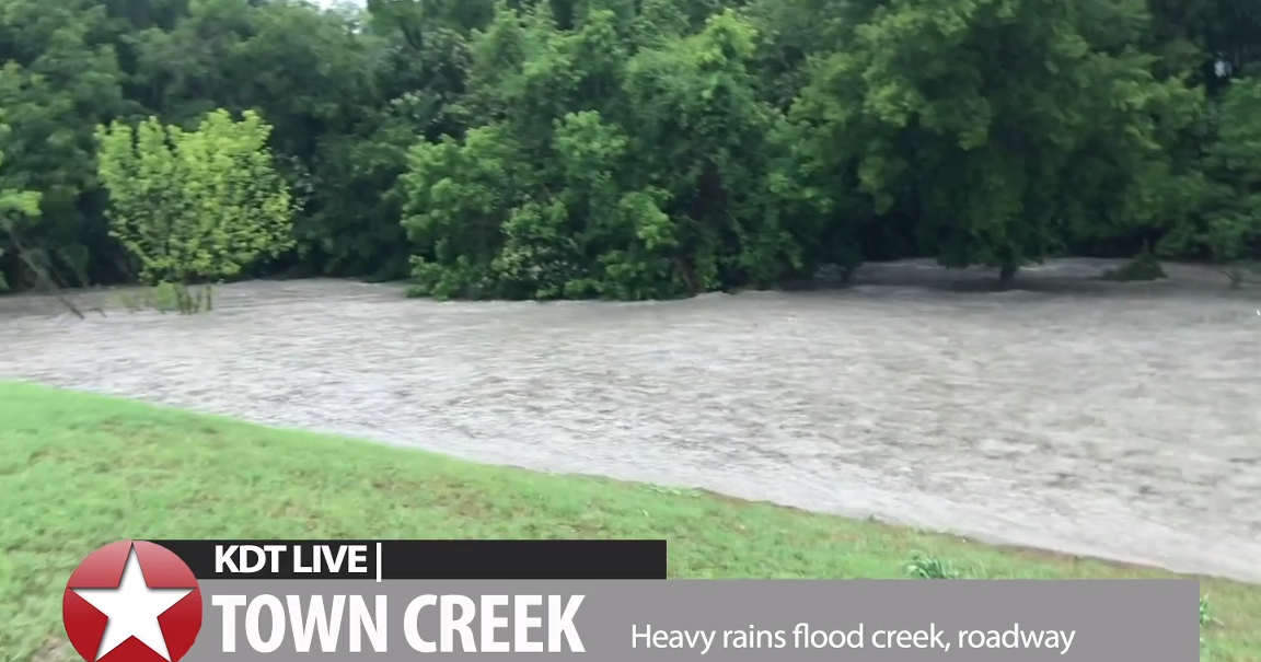 After A Day Of Flooding Kerrville s Town Creek Settles Down After a day of flooding kerrville s town creek settles down
