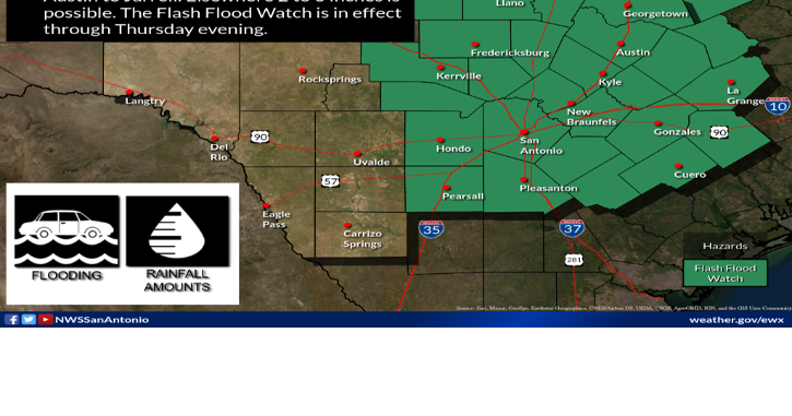 FLASH FLOOD WATCH in effect through Thursday | Promotions | dailytimes.com