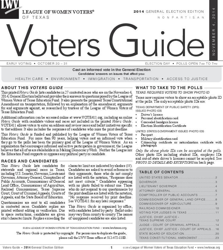 detroit free press voter guide