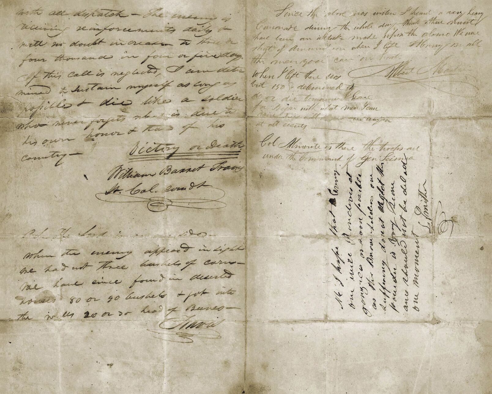 Iconic ‘Travis Letter’ Now On Display At The Alamo | Events ...