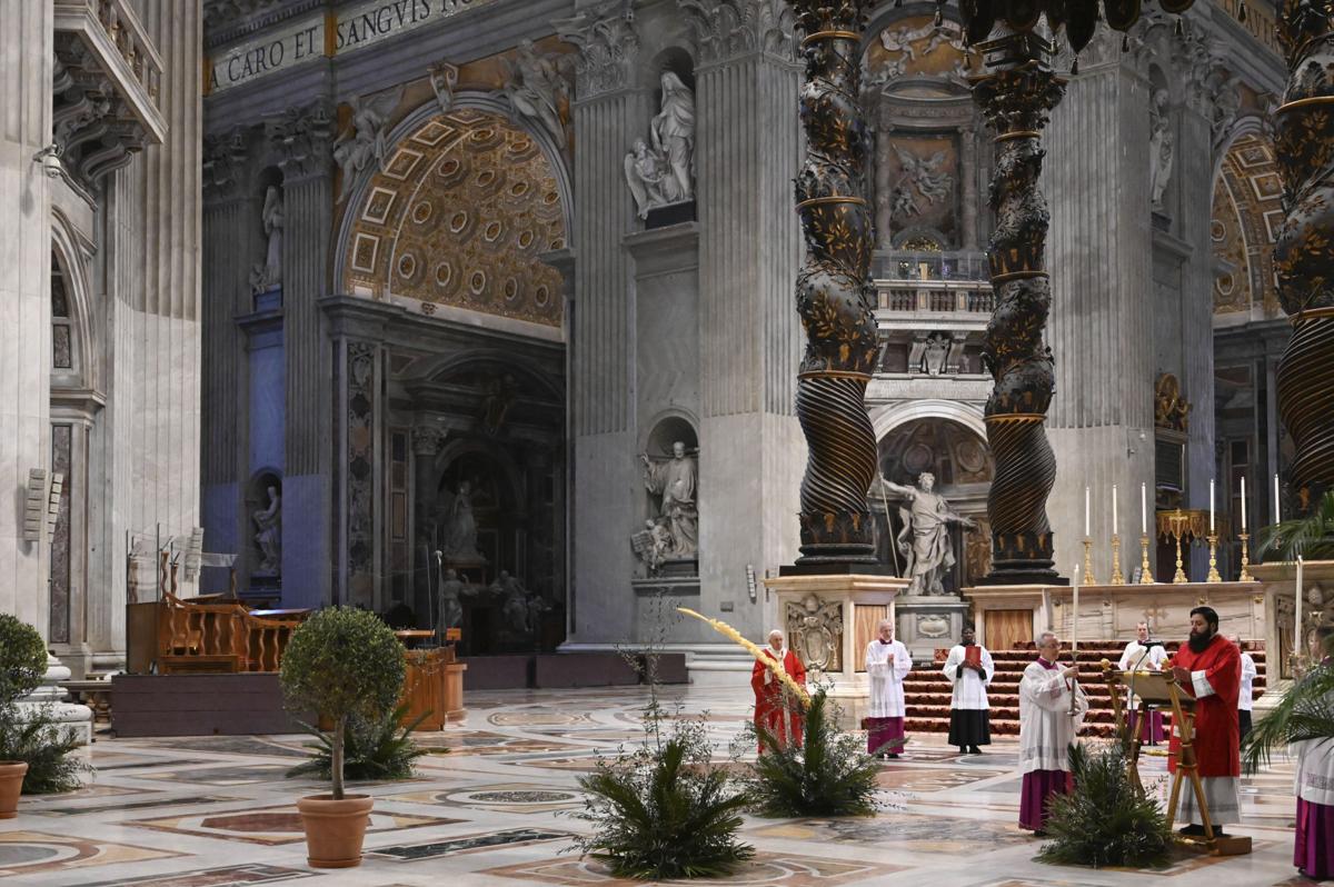 Photo gallery Palm Sunday in an empty Vatican Coronavirus