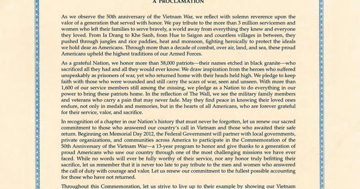 Presidential proclamation | | dailytimes.com