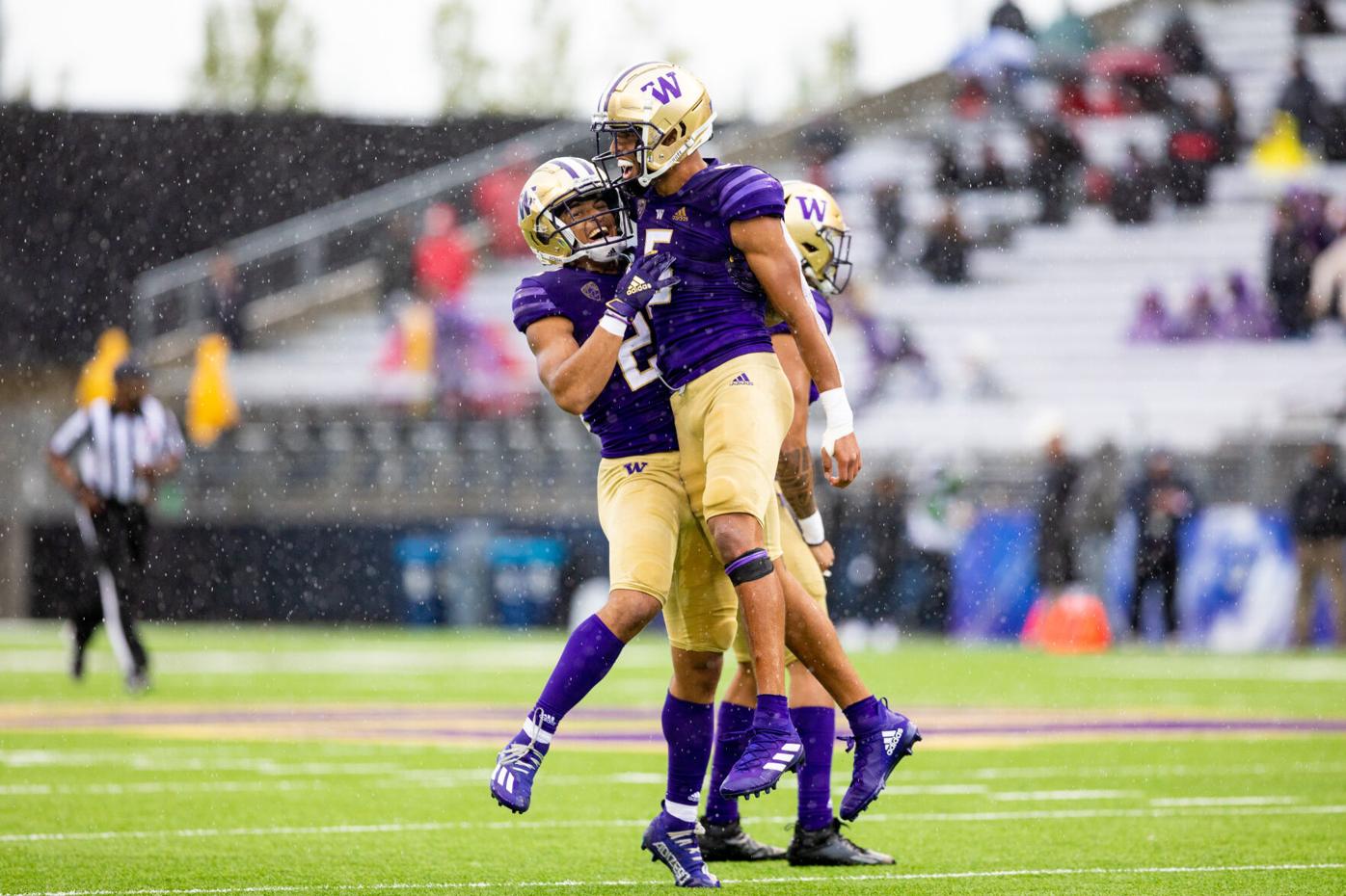 Family time: Trent McDuffie finds a home away from home with UW football