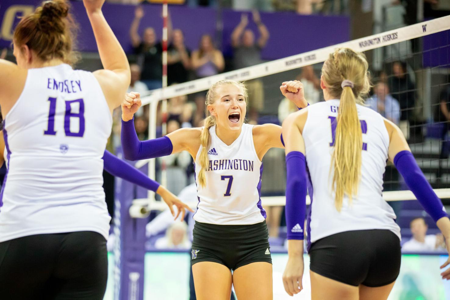 Washington volleyball defeats Cal in three sets Local Sports