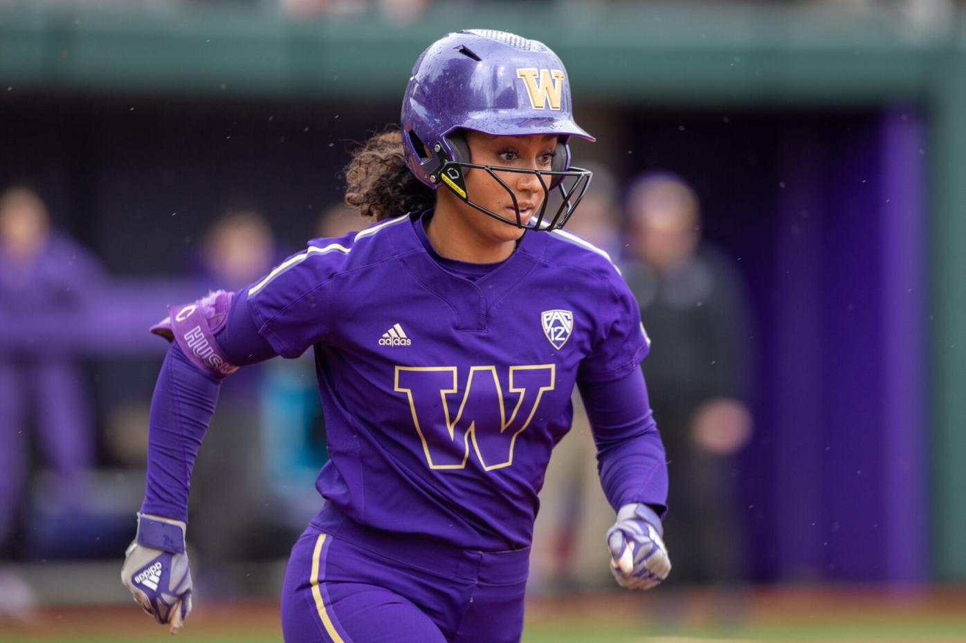 May 22, 2022: Washington infielder Kinsey Fiedler during the NCAA regional  softball game between the Texas