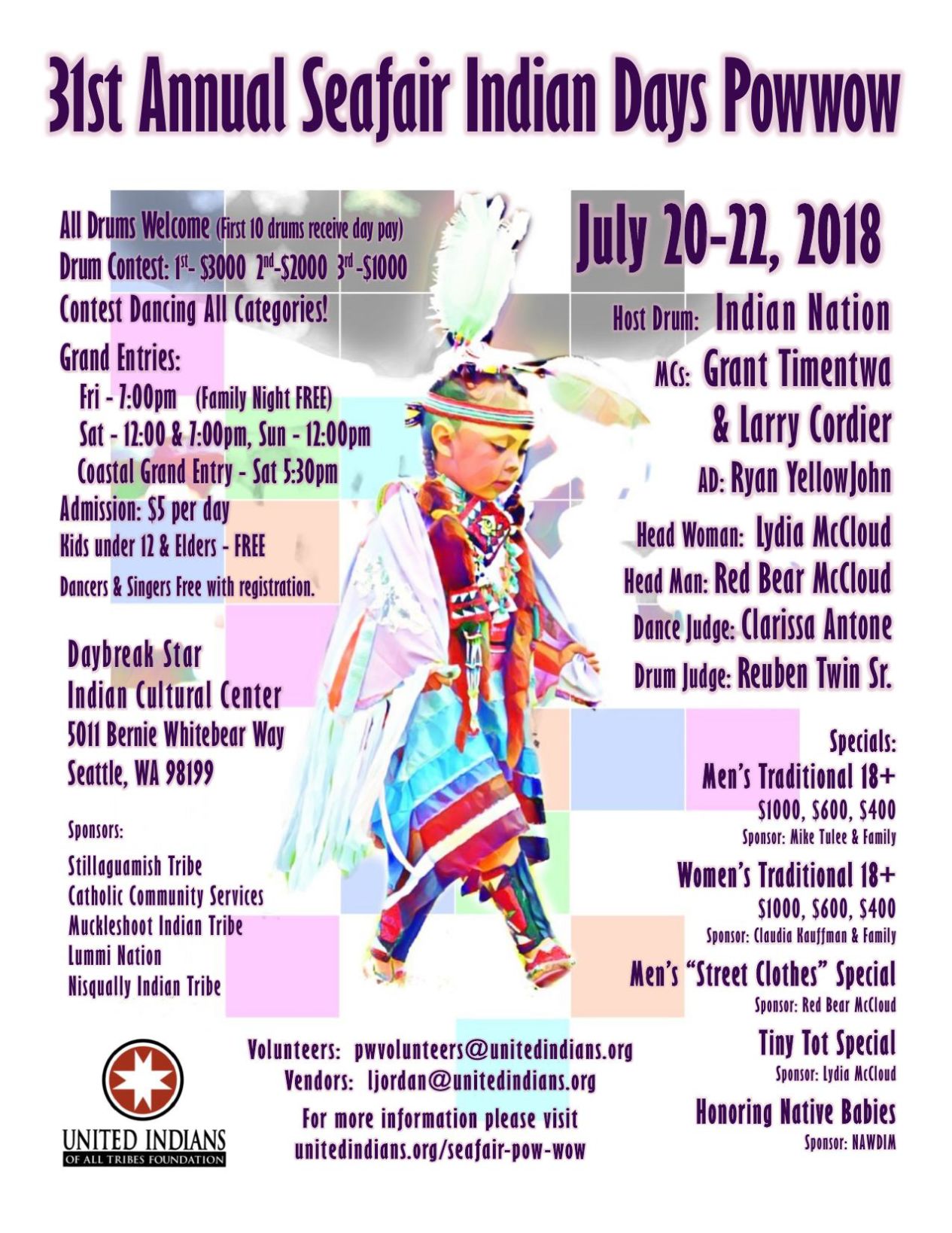 Coming up Seafair Indian Days Pow Wow News