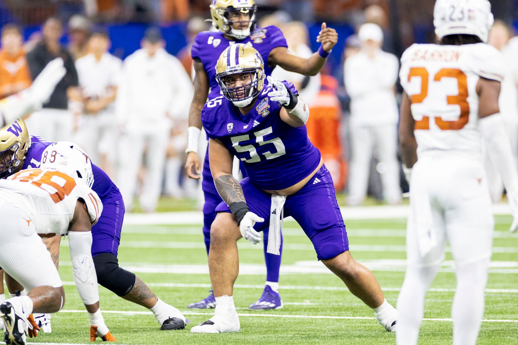 Washington Offensive Lineman Troy Fautanu Selected No. 20 Overall By ...