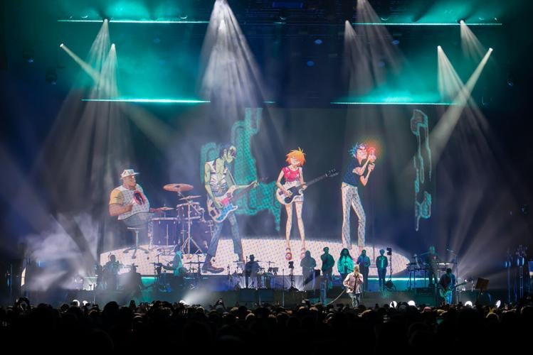 Concert review Gorillaz deliver an electrifying performance on first U