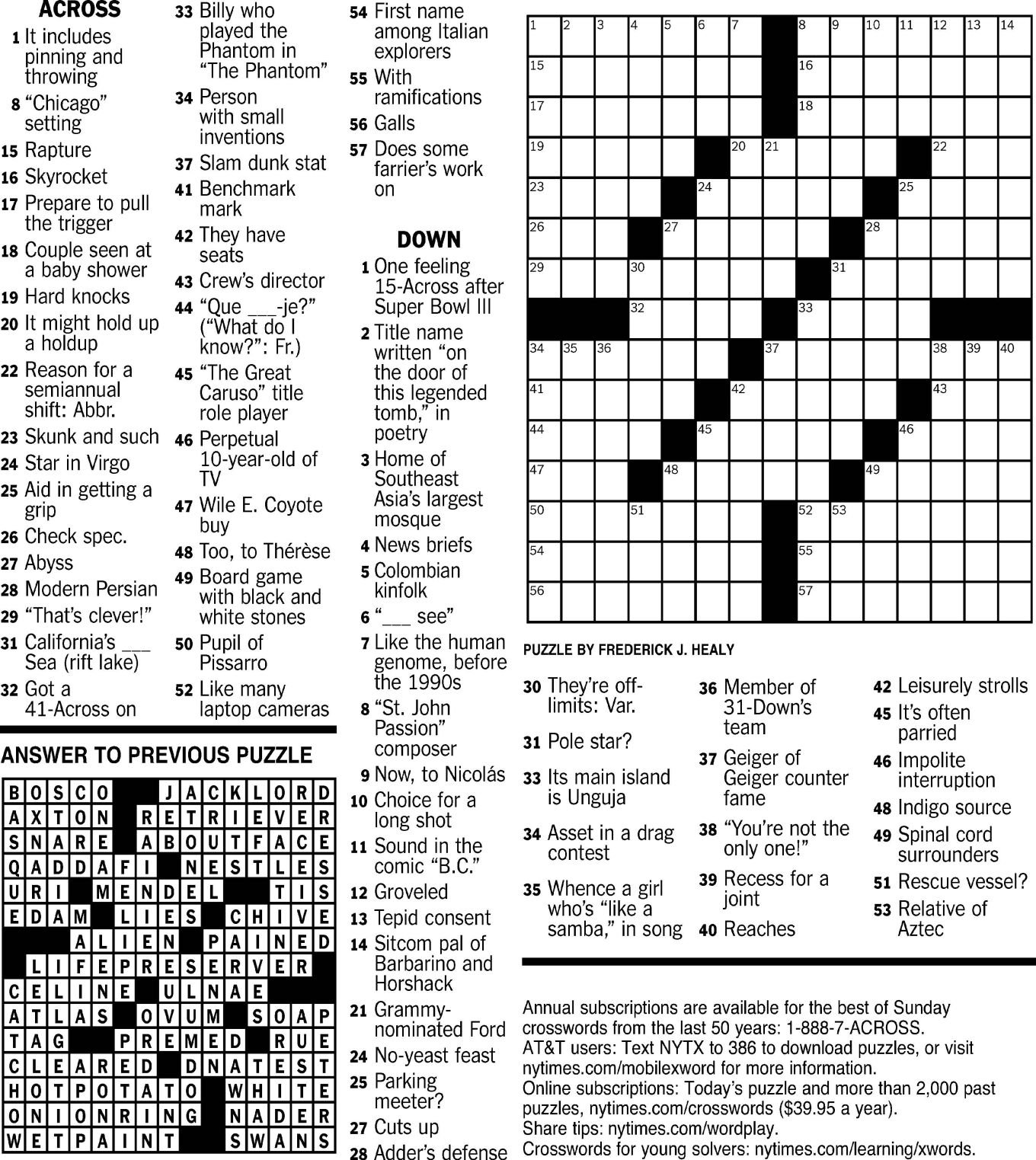 Crossword Puzzle Features davisenterprise