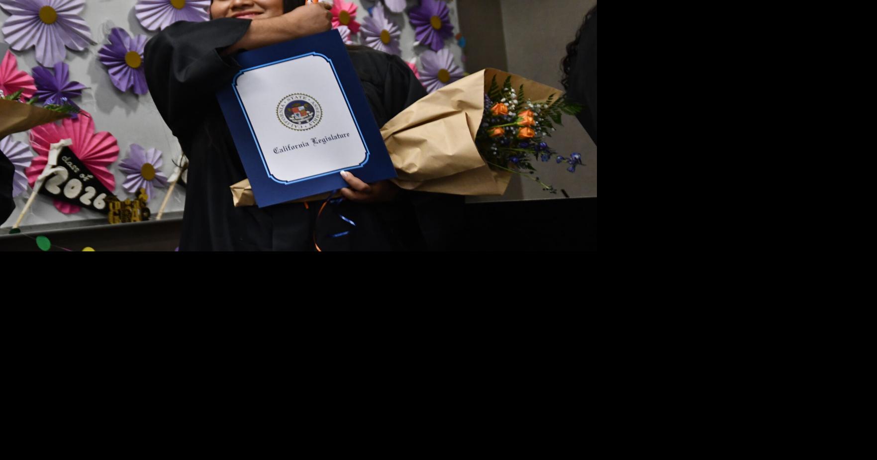 Adult high school graduation held at Davis Library