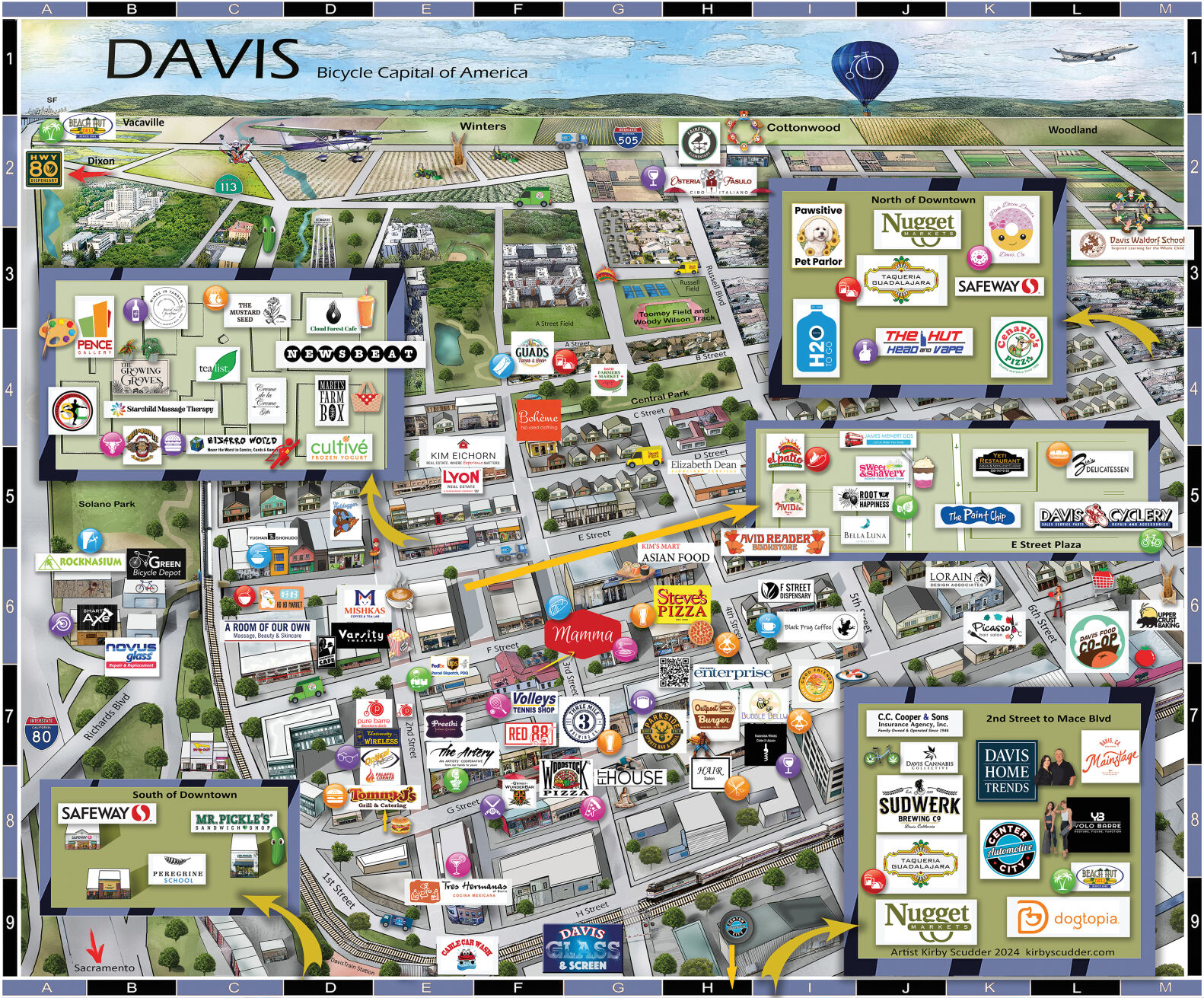 City Of Davis Map