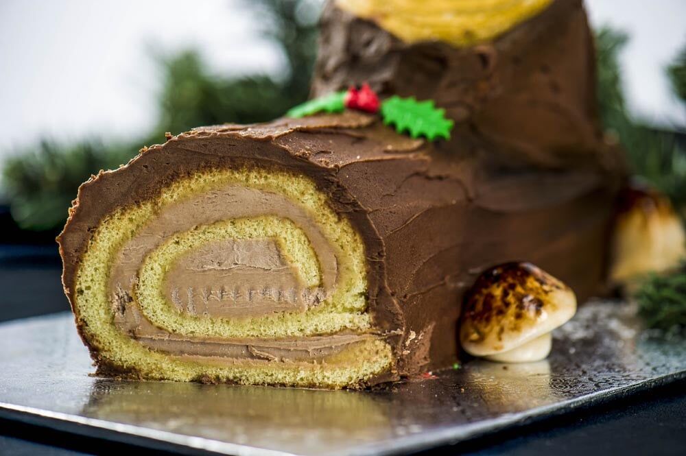 Yule Log Cake Recipe (Bûche de Noël) | Stress Baking