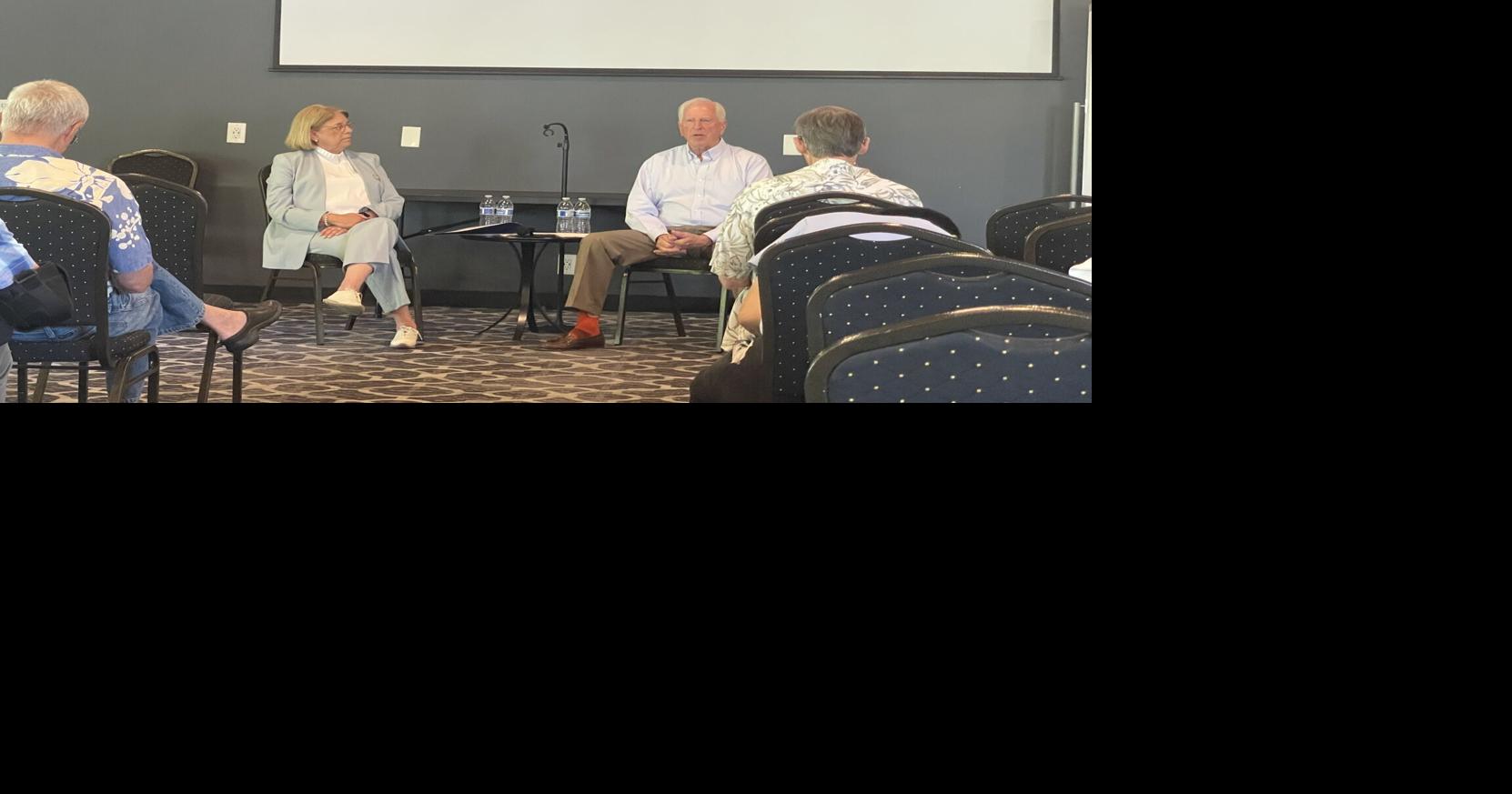 Thompson, Aguiar-Curry talk business at Davis Chamber town hall