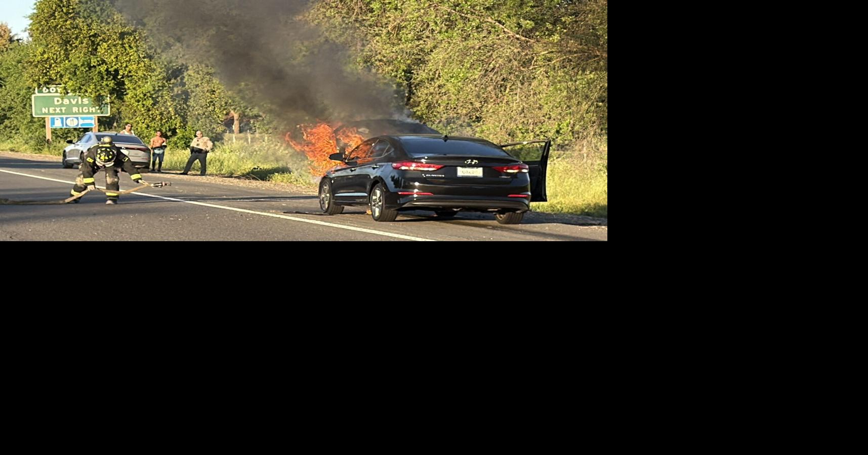 Freeway car fire | News | davisenterprise.com