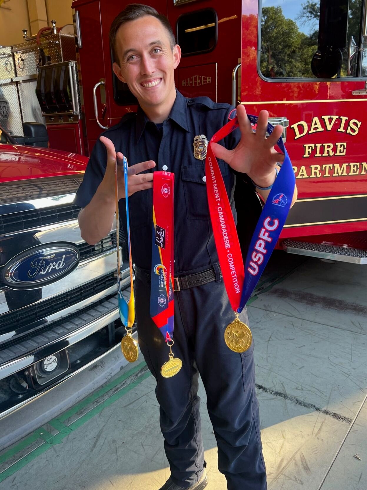 Davis firefighter goes for the gold again News