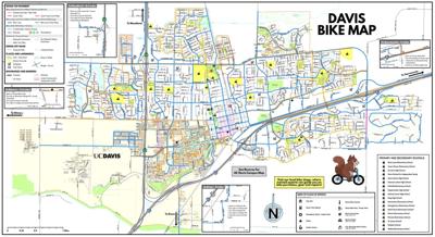 Davis Ranch Nd Map City launches updated bike map | News | davisenterprise.com