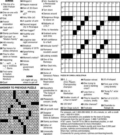Crossword Puzzle Features davisenterprise com