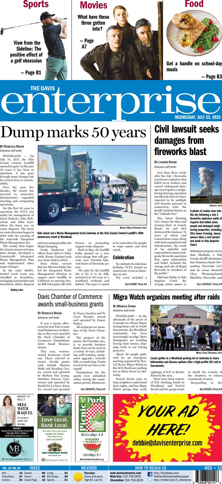 Page A01 | e-Edition | davisenterprise.com
