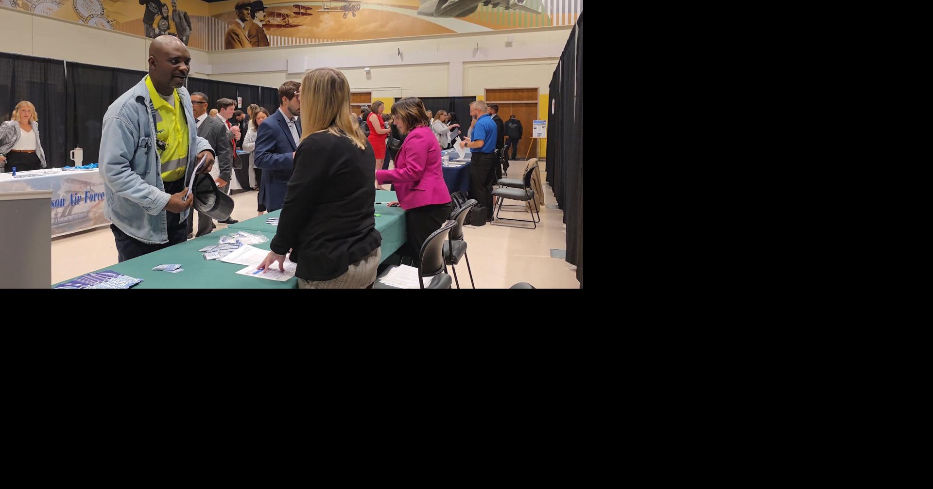 VIDEO: Wright-Patterson Air Force Material Command hosts job fair