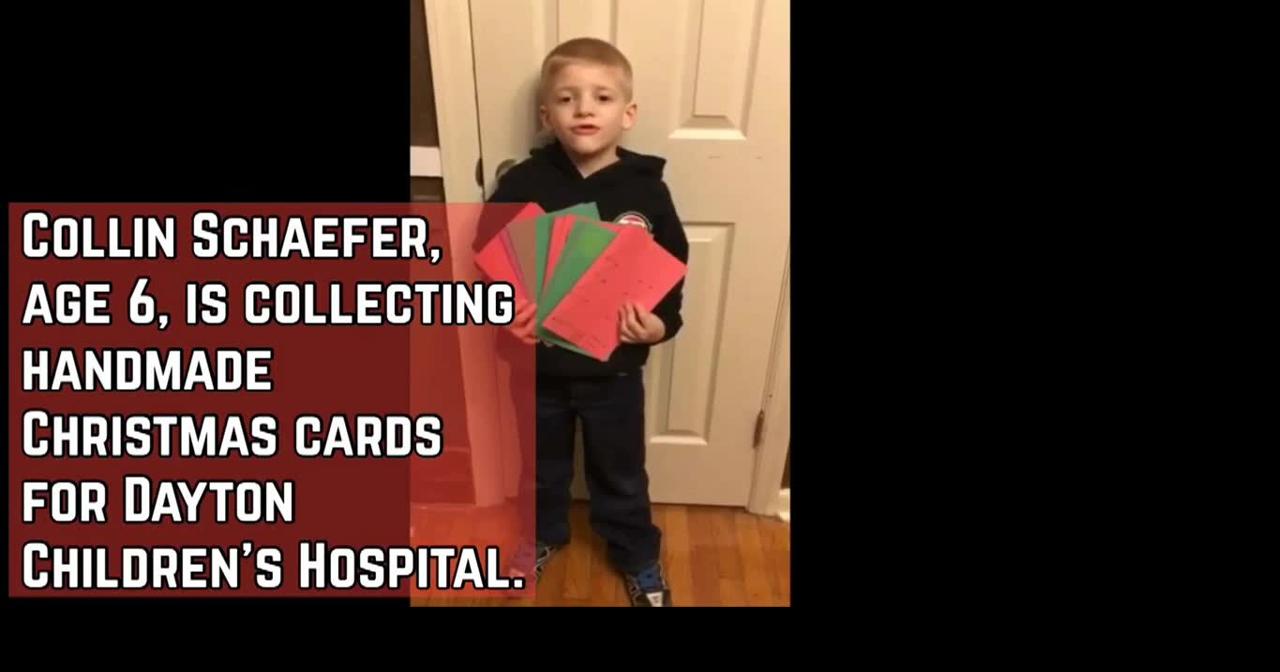 Cub Scout Collin Schaefer collecting 1,000 Christmas cards| Dayton ...