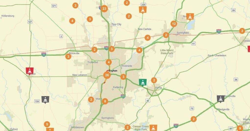 This week on the roads: I-75 lane restrictions, US 68 ramp closure, Ohio 201 closure and more