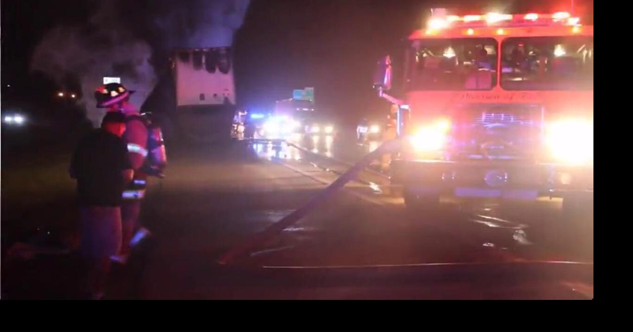 NB I-75 lanes reopen after semi fire at National Rd. | Local ...