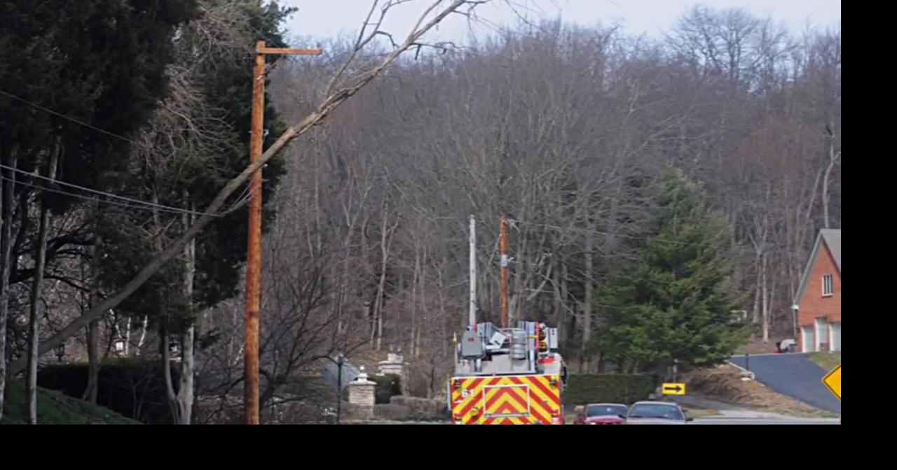 Strong winds knock over tree on power lines in Beavercreek | Local ...