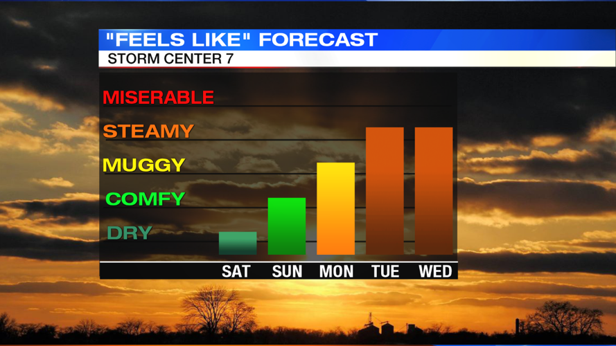 Lower humidity and sunshine for weekend, clear and cool tonight | Local ...
