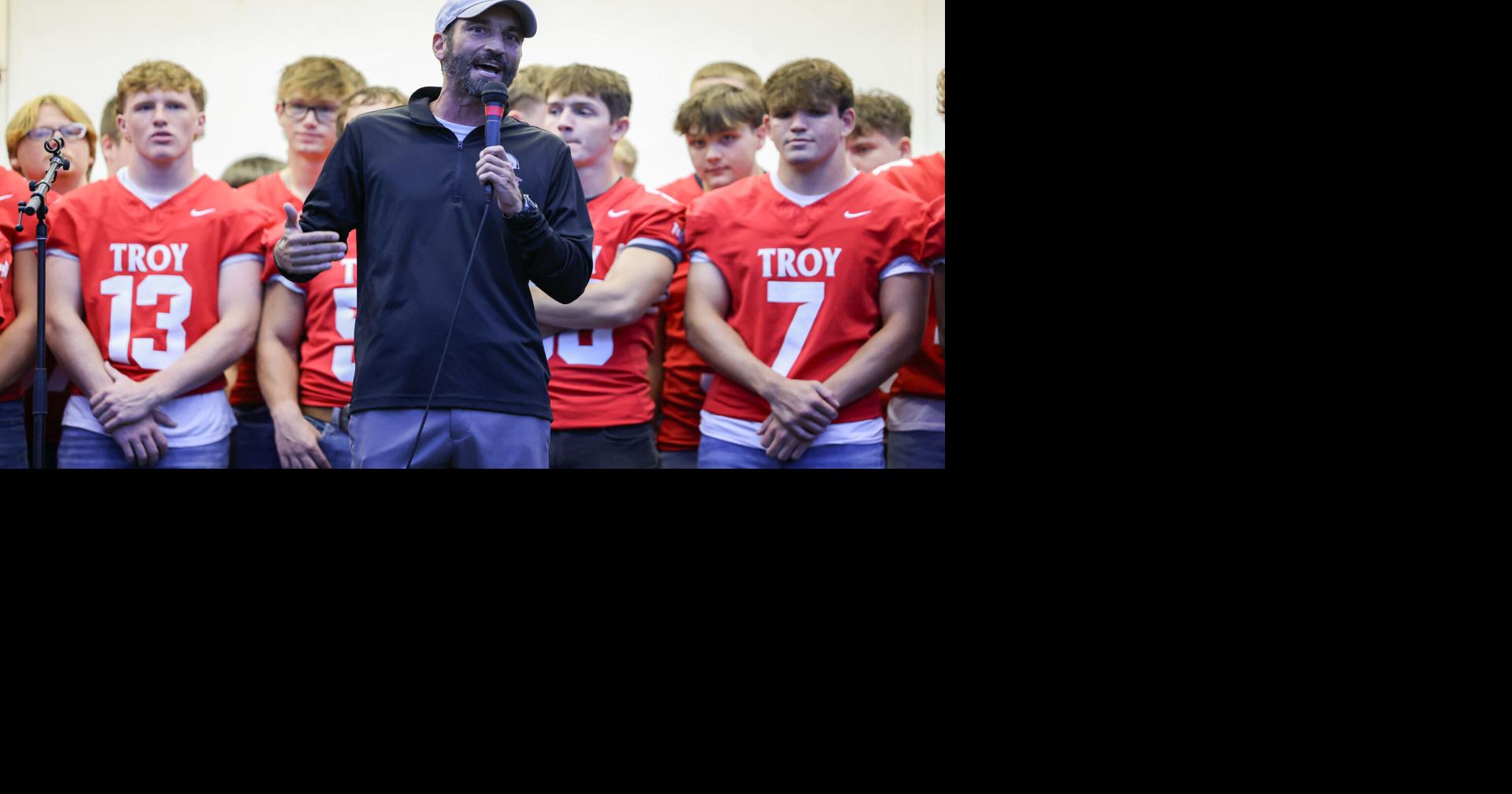Troy High School hosts pep rally ahead of rivalry game against Piqua