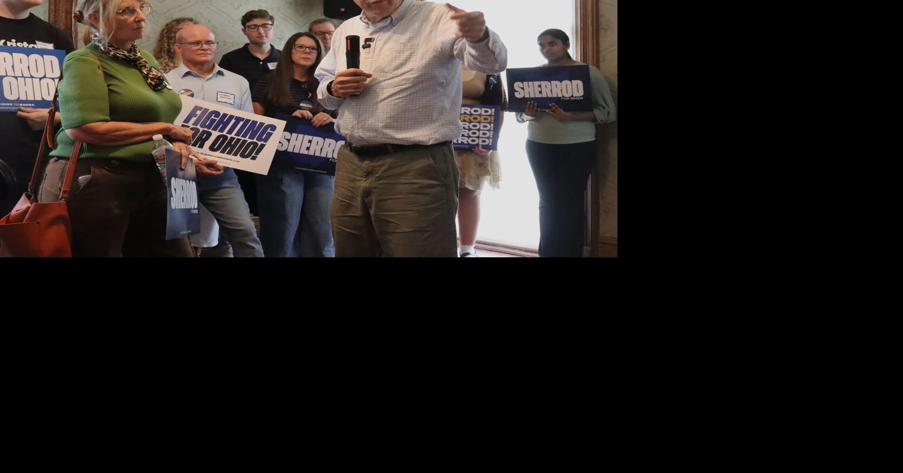 Sherrod Brown pledges fight against rising prices during Springboro campaign event