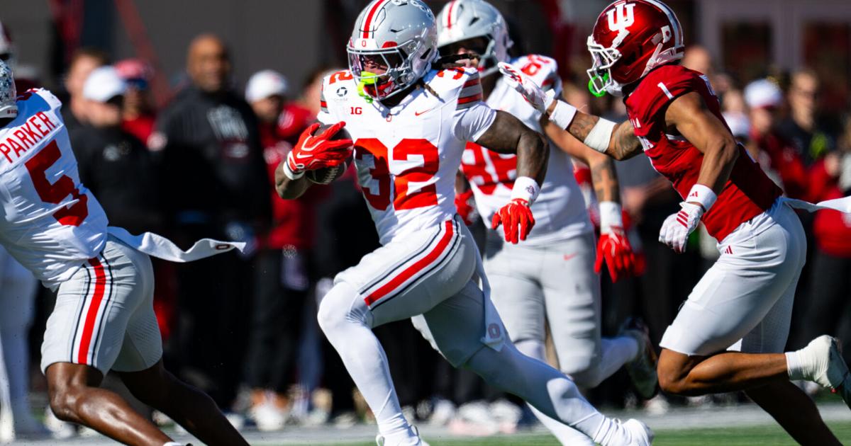 Photo: Dayton Daily News Ohio St Indiana Football