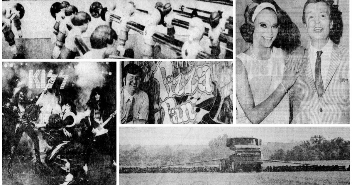 This Week in Dayton History from 50 years ago: Biggest lawnmower in the U.S., Pizza Pan, Kenley Players, Kiss concert and more