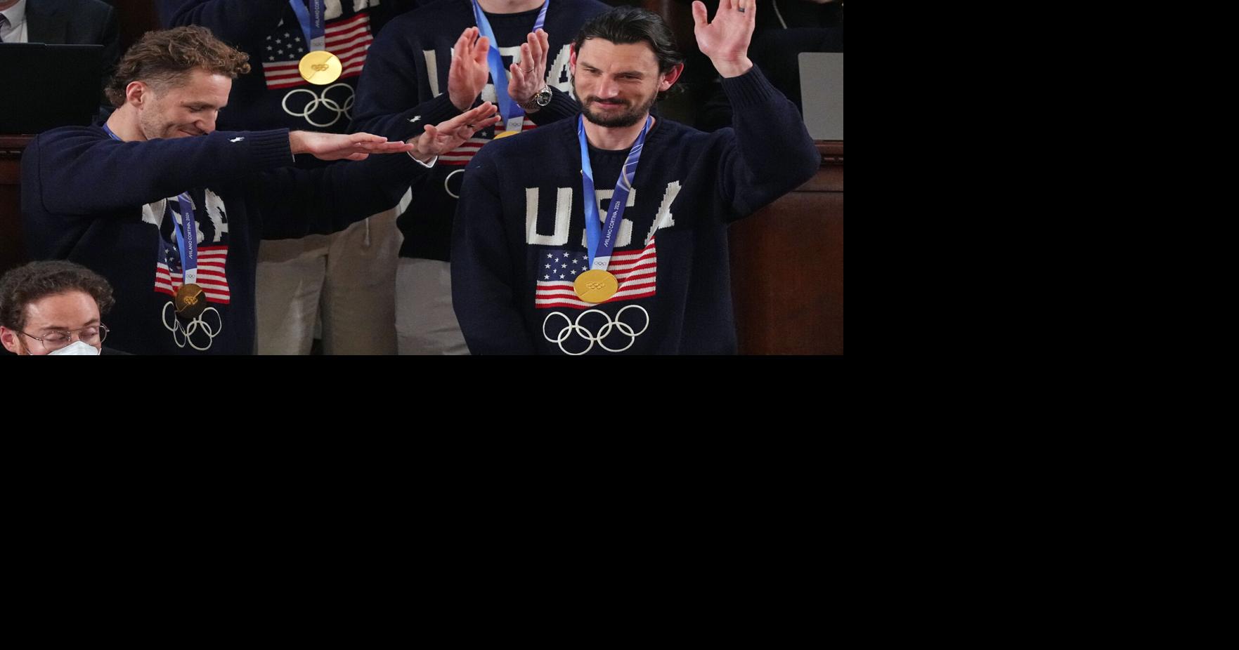 US men's hockey team feted at State of the Union; Trump says women's ...