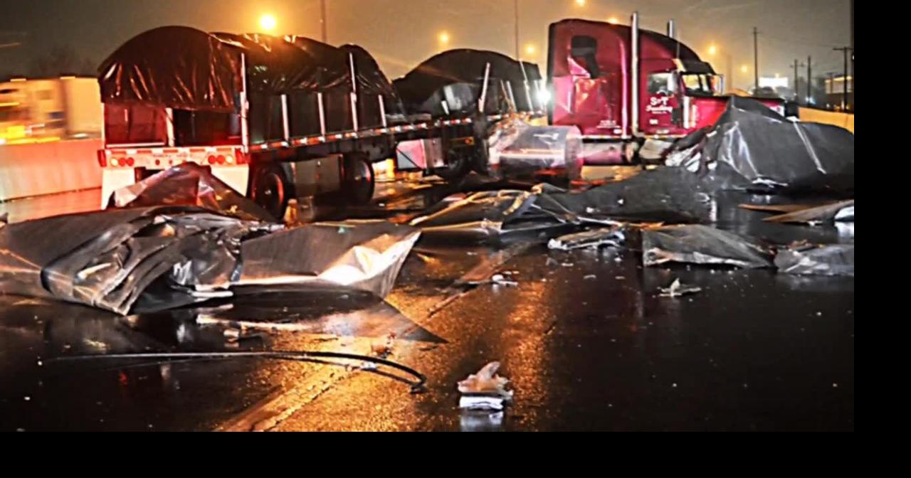 Jackknifed semi on I-75 snarls traffic | Dayton Traffic | Local ...