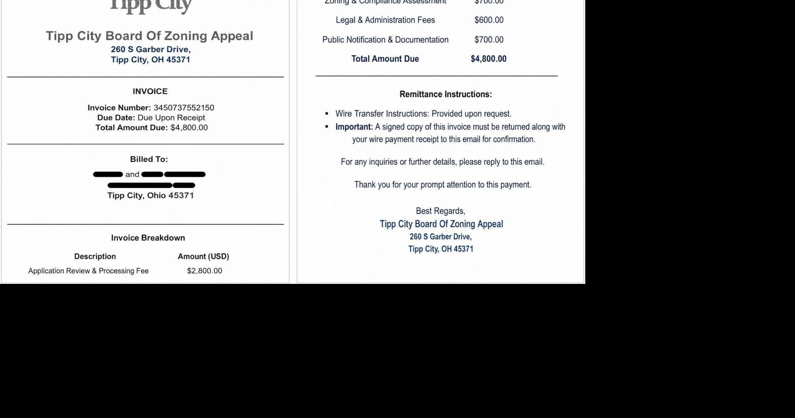 Scam Watch: Local police department warns of fake invoices