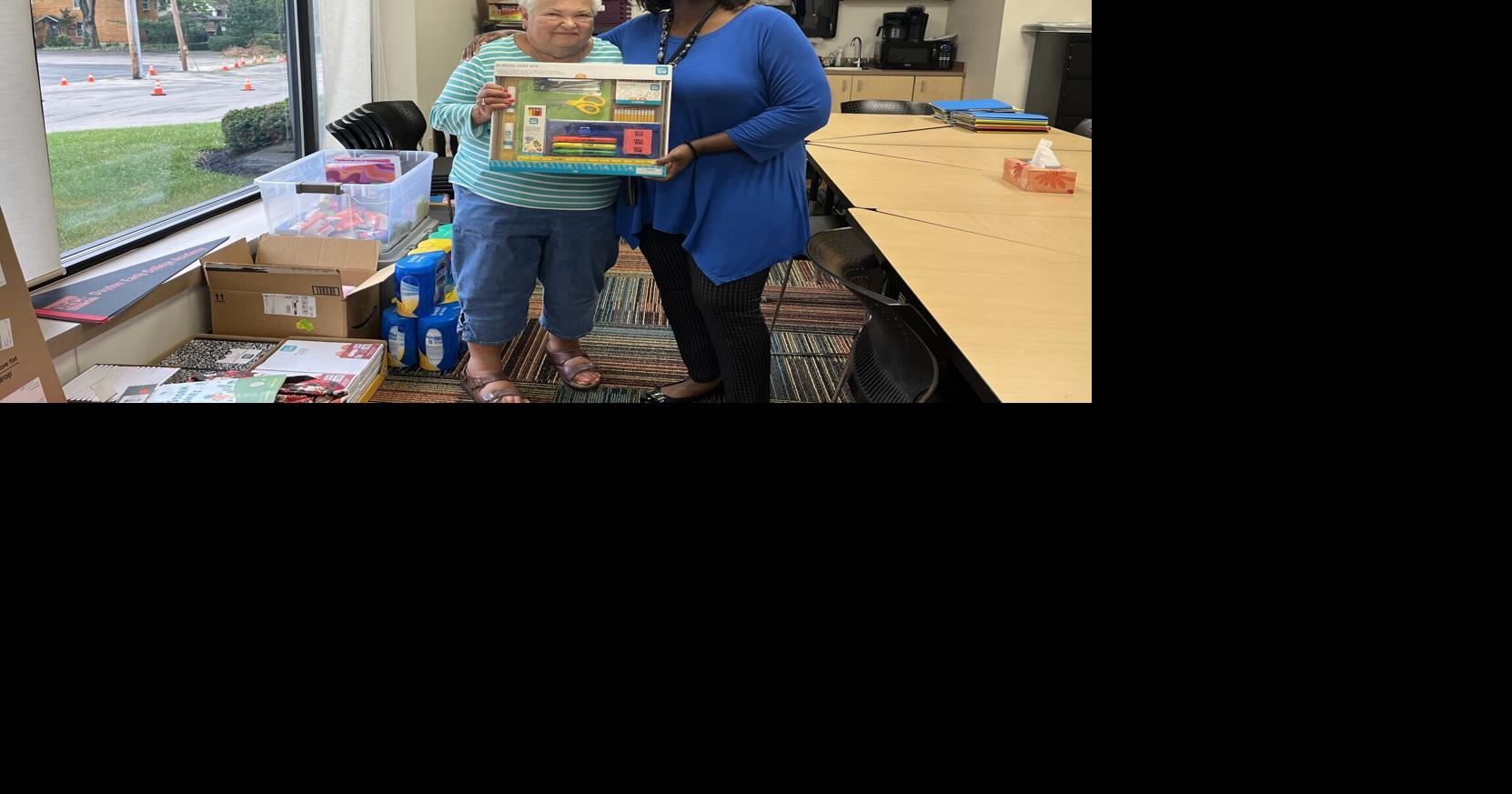 Christ Child Society collecting school supplies for needy children
