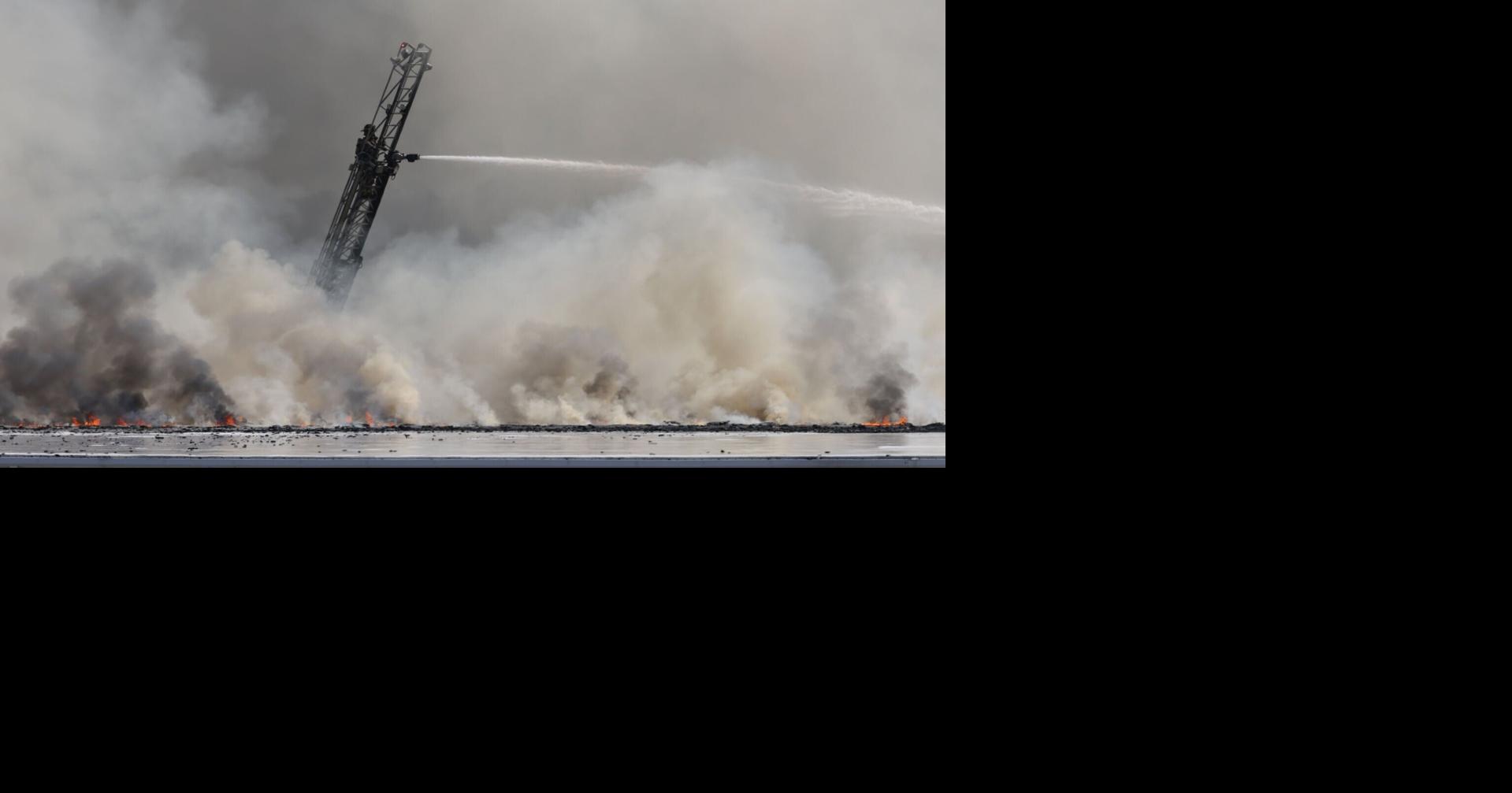 WATCH: Fuyao Glass fire rekindles, firefighters still working ...