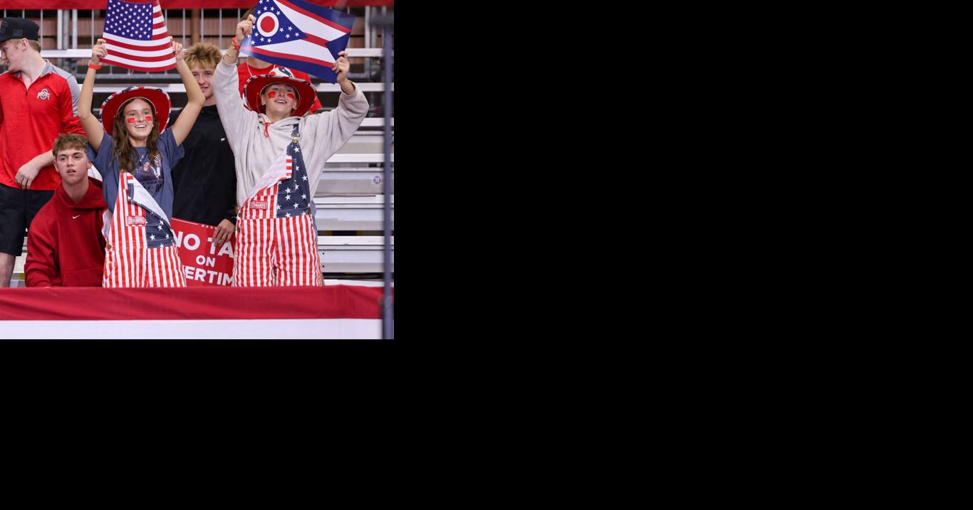 Trump Election Rally: Crowds enter Vandalia gym for campaign event