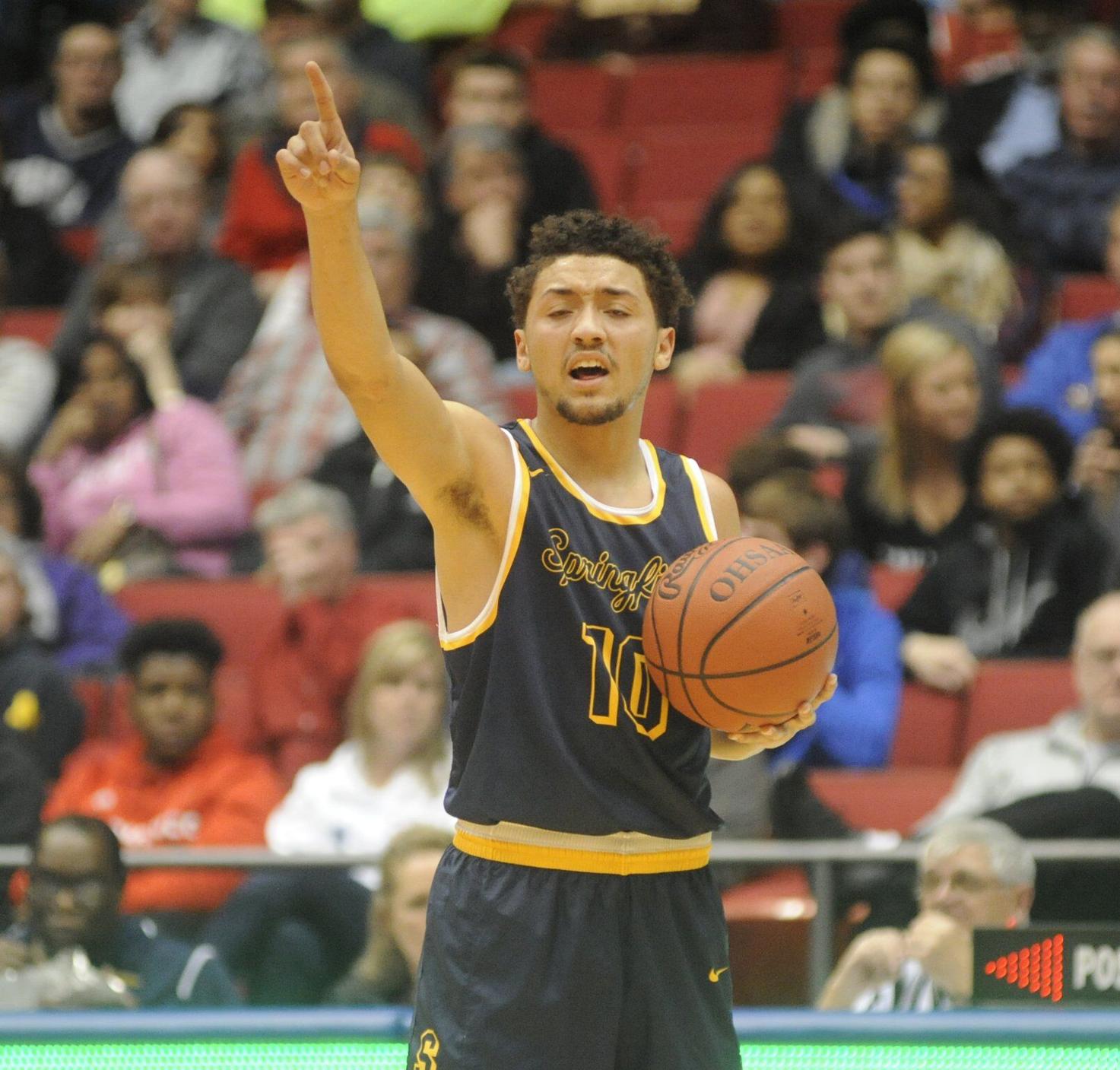 Danny Davis Springfield Springfield's Danny Davis D-I first team All-Ohio basketball | Sports ...