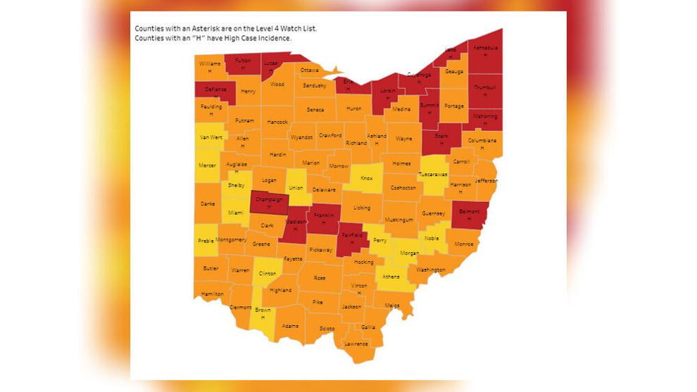 Ohio drops color-coded COVID advisory map | Ohio News | daytondailynews.com