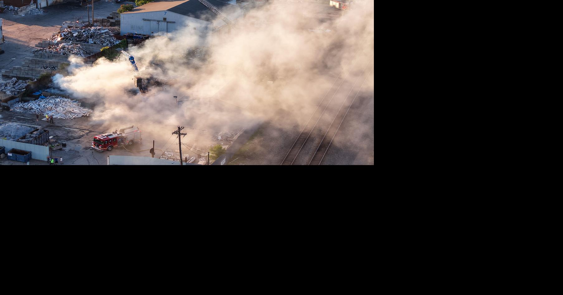 Fire breaks out at Cohen Recycling in Middletown