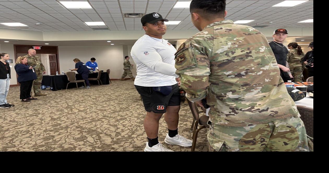 Cincinnati Bengals: Rookie DT Landon Robinson celebrates Naval Academy graduation