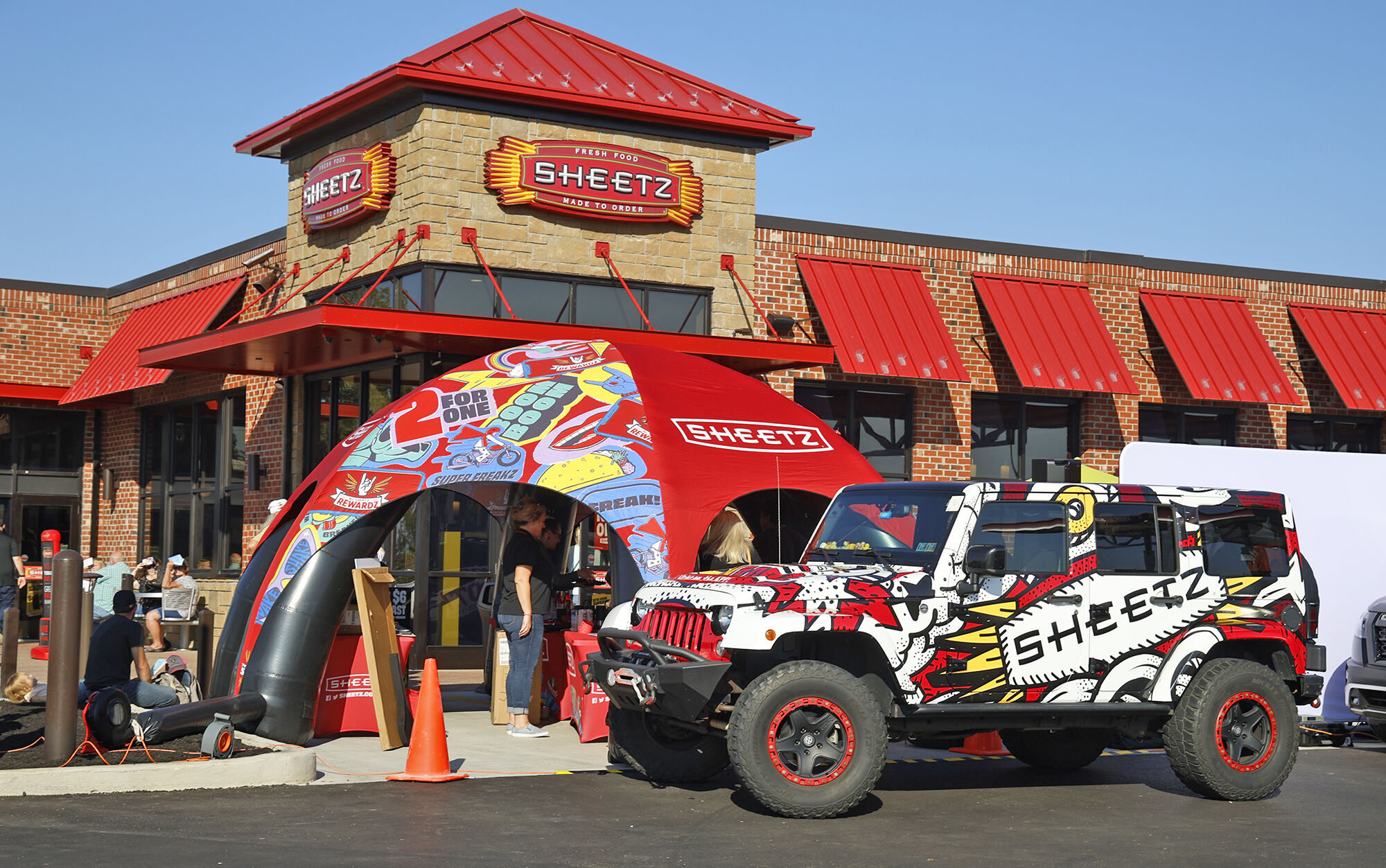 Sheetz building Washington Twp. store on 725; furniture store was