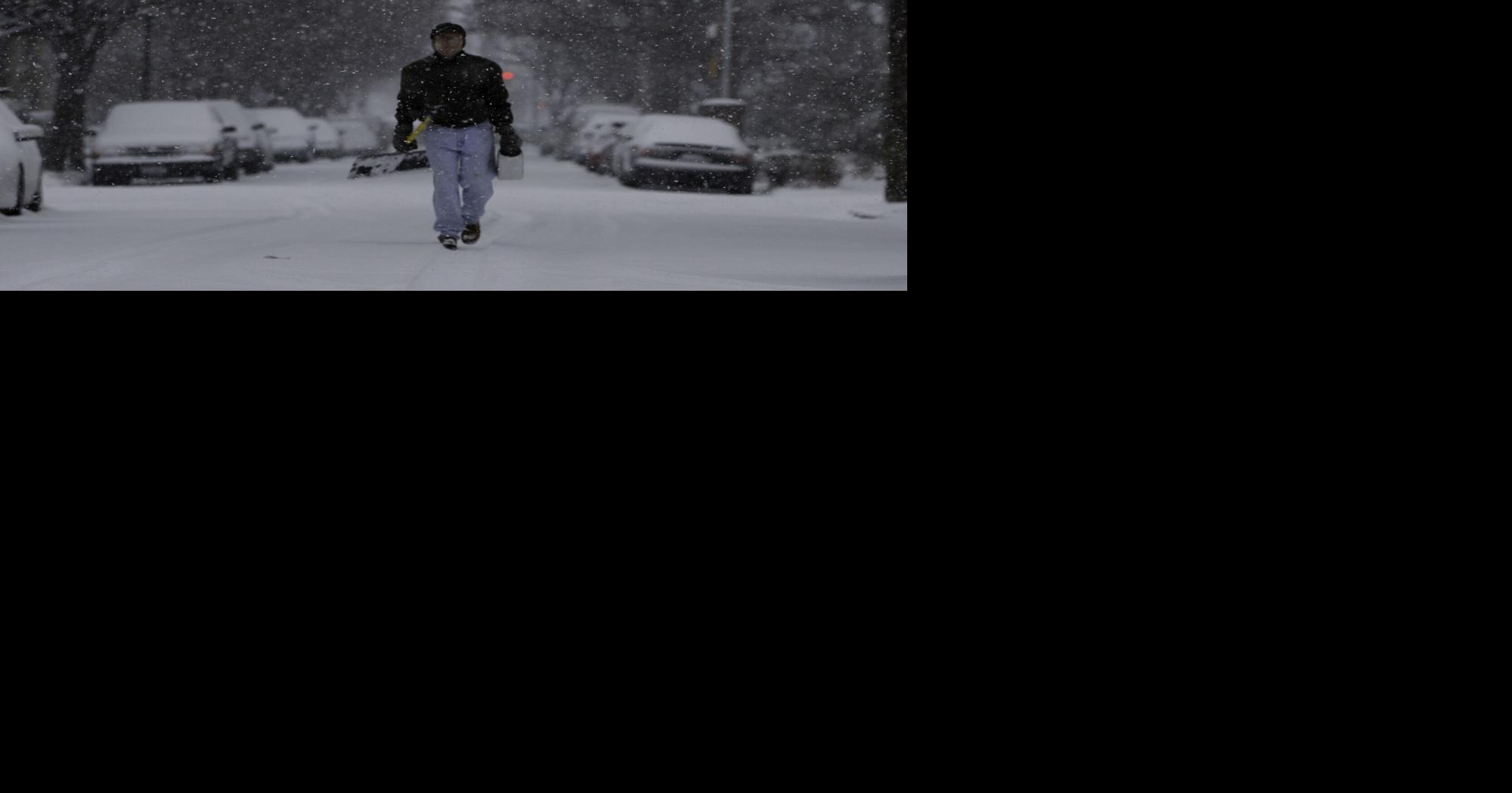 Snow chances possible this evening, early Monday with gusty winds and ...