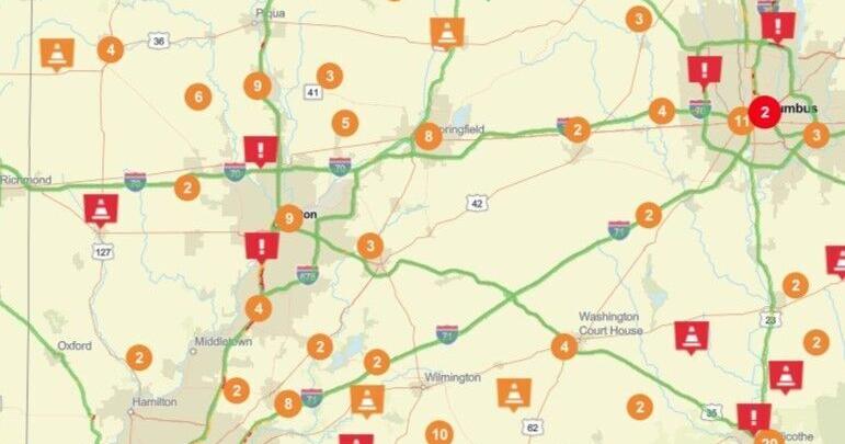 This week on the roads: I-75 closures, Ohio 725 closure, U.S. 35 restriction and more