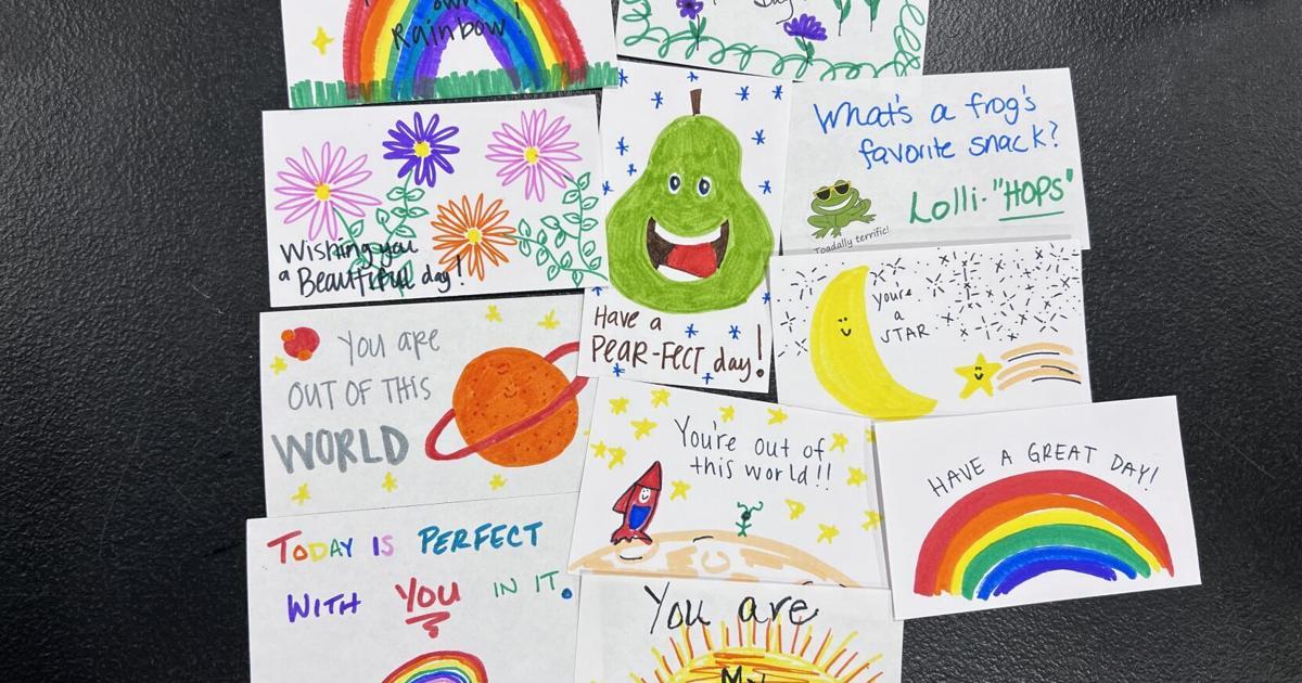 Write a ‘Love Note’ to local children for The Foodbank’s backpack program